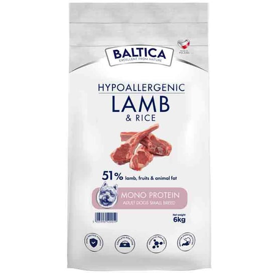 Baltica Adult Lamb & Rice Jagnięcina z ryżem S 6kg Baltica