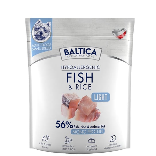 Baltica Adult Light Fish Rice S 1kg Baltica