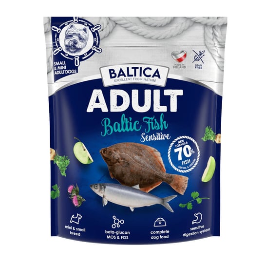 Baltica Adult Sensitive Baltic Fish XS/S 1kg RYBA MAŁE RASY Baltica