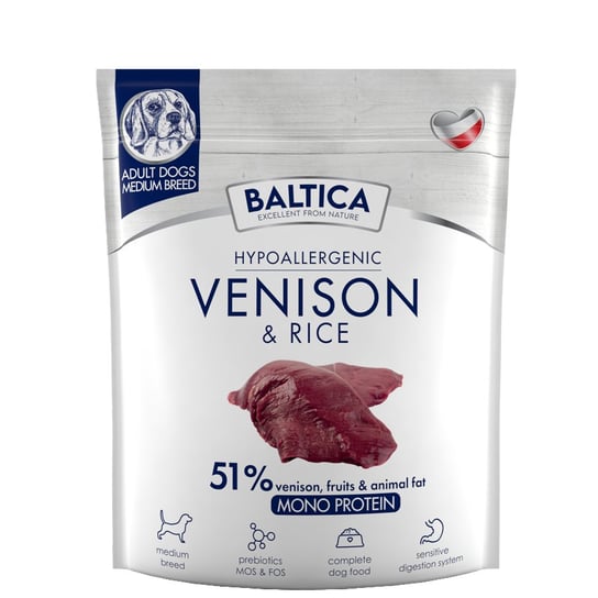 Baltica Adult Venison Rice M 1kg Baltica