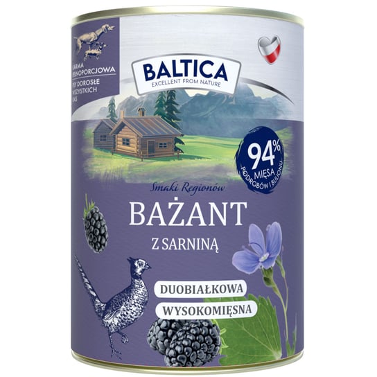 BALTICA Bażant z Sarniną 400g Baltica