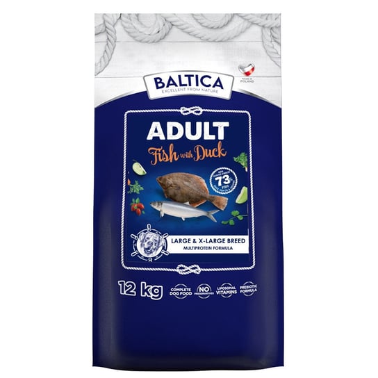 Baltica Fish & Duck L/Xl 12Kg Ryby Kaczka Baltica
