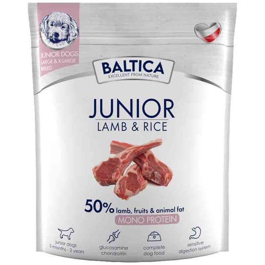 Baltica Junior Lamb & Rice Jagnięcina z ryżem 1kg Baltica