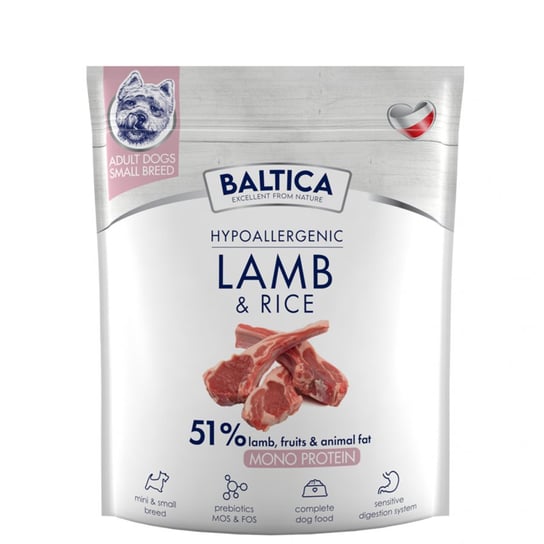 Baltica Monoprotien Adult Lamb Rice S 1kg Baltica