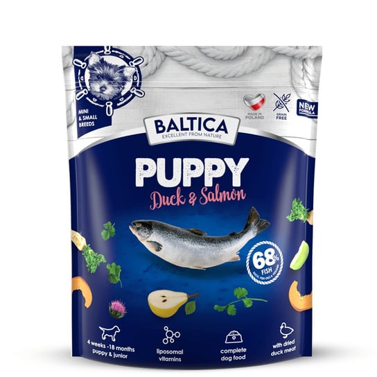 BALTICA Puppy Duck & Salmon Small 1kg Baltica
