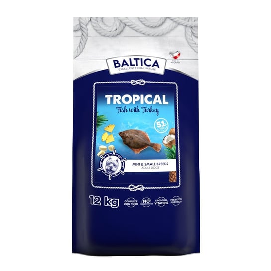 Baltica Tropical Fish With Turkey Small 12 Kg Baltica