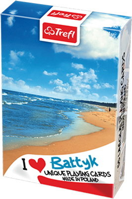 Bałtyk Plaża, karty, talia tematyczna, Trefl Trefl