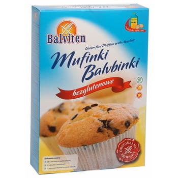 Balviten Mufinki Balvbinki z kawałkami czekolady 300g. BALVITEN