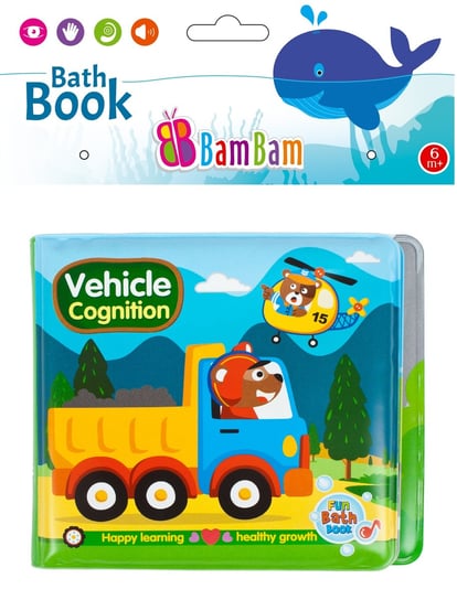 BamBam, książeczka do kąpieli Pojazdy Bam Bam