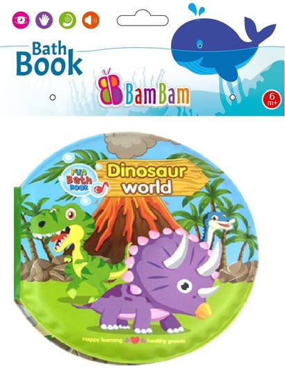 BamBam, książeczka do kąpieli Świat Dinozaurów Bam Bam