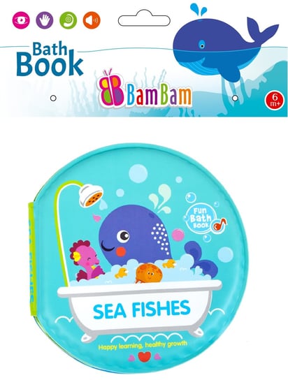 BamBam, książeczka do kąpieli Zwierzęta Morskie Bam Bam