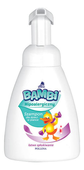 Bambi, Szampon w piance dla dzieci, hipoalergiczny, 250 ml Bambi