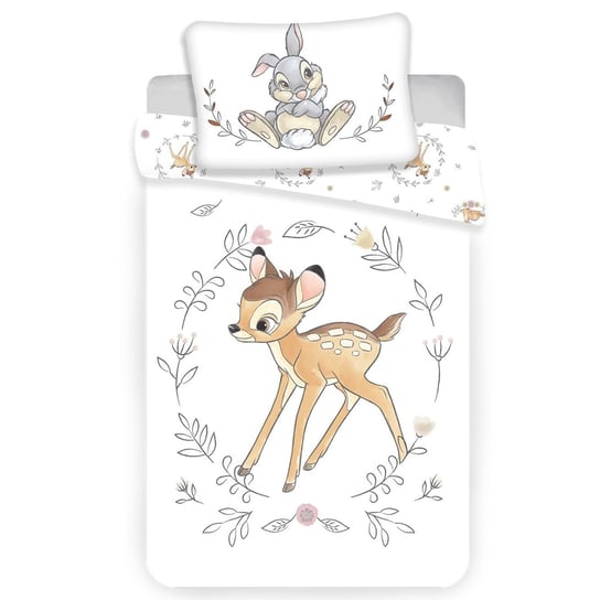 Bambi Tuptuś Pościel dla dzieci, bawełniana pościel 140cm x 200cm OEKO-TEX Disney