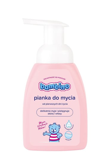 Bambino, Pianka do mycia ciała i włosów dla dzieci i niemowląt, 250 ml Bambino