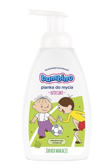 Bambino, Pianka myjąca dla dzieci Zapach Wakacji - dla chłopców, 500 ml Bambino