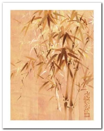 Bamboo Leaves II plakat obraz 24x30cm Wizard+Genius