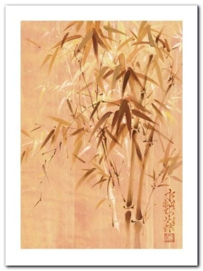Bamboo Leaves II plakat obraz 60x80cm Wizard+Genius