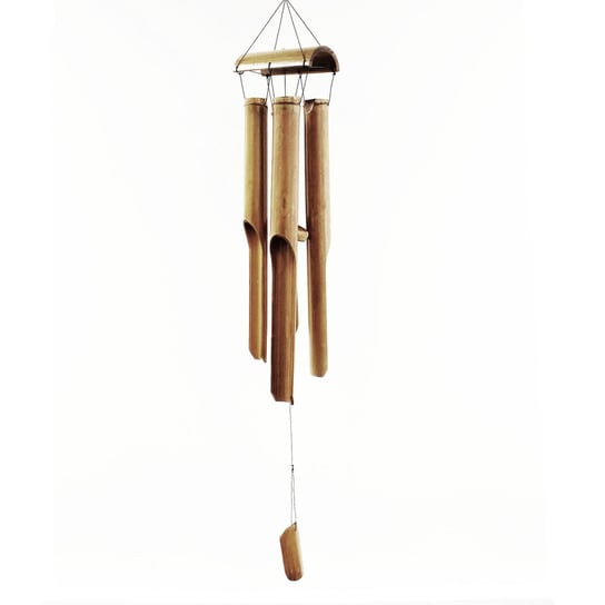Bambusowe Dzwonki Wietrzne - 4 duże tuby - Miły bambusowy dźwięk ANCIENT WISDOM