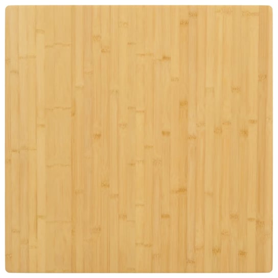Bambusowy blat stołowy 80x80x2,5 cm, naturalny Zakito Europe