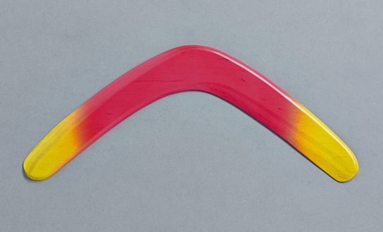 Banan Fluoro Różowy bumerang powracający - praworęczny Łowca Bumerangów