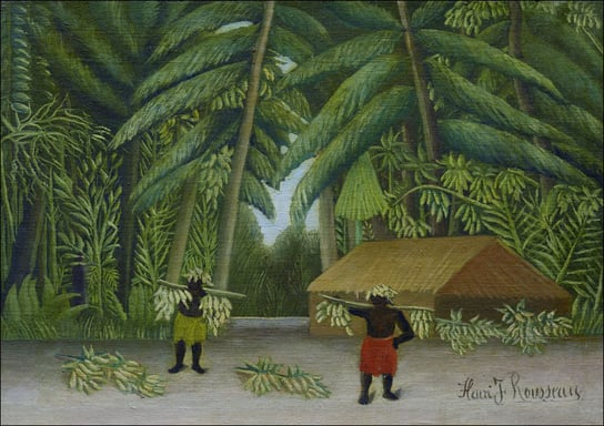 Banana Harvest, Henri Rousseau - plakat 91,5x61 cm Galeria Plakatu