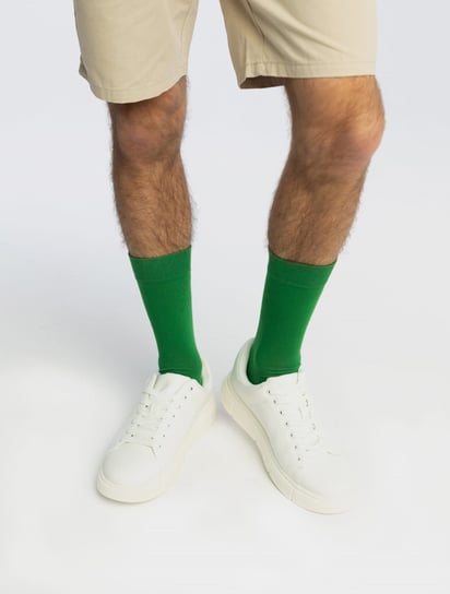 BANANA Socks, Skarpetki Essential - Emerald Field - Zielony - 42-46 Banana Socks