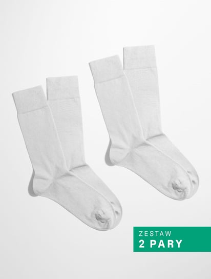 BANANA Socks, Skarpetki Essential - Ivory Serenity - Biały - Zestaw 2 pary - 36-41 Banana Socks