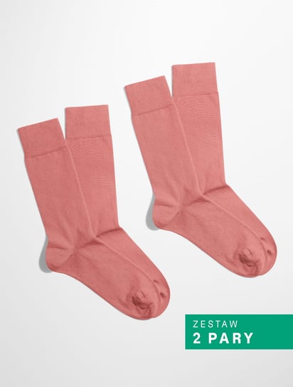 BANANA Socks, Skarpetki Essential - Soft Blush - Jasny Różowy - Zestaw 2 pary - 42-46 Banana Socks