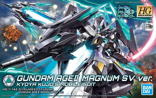 Bandai, HG Build Divers, figurka Age II Magnum SV Ver. Mobile Suit Gundam