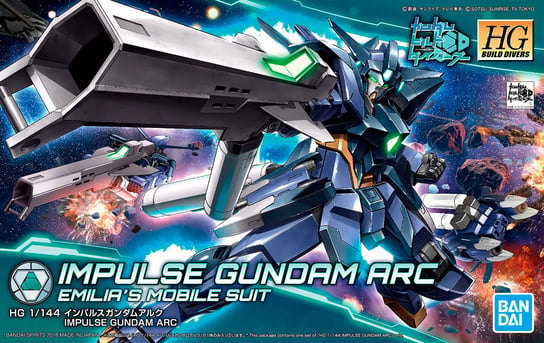 Bandai, HG Build Divers, figurka Impulse Gundam Arc Mobile Suit Gundam