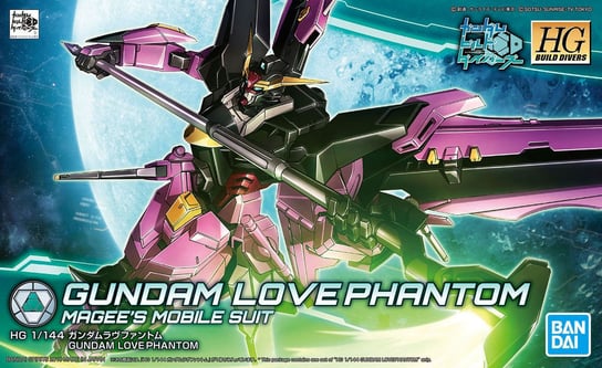 Bandai, HG Build Divers, figurka Love Phantom Mobile Suit Gundam