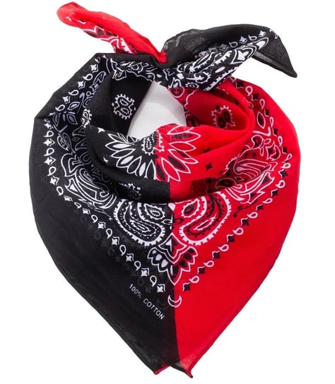 Bandana bandanka kwadratowa chusta Modne wzory Bawełna Agrafka