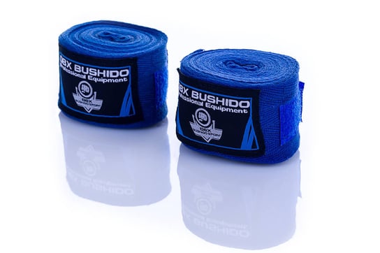 Bandaże (owijki) bokserskie, 4 metry - niebieskie DBX BUSHIDO