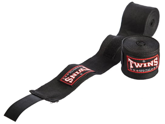Bandaże (owijki) bokserskie TWINS - 5m (czarne) Inna marka