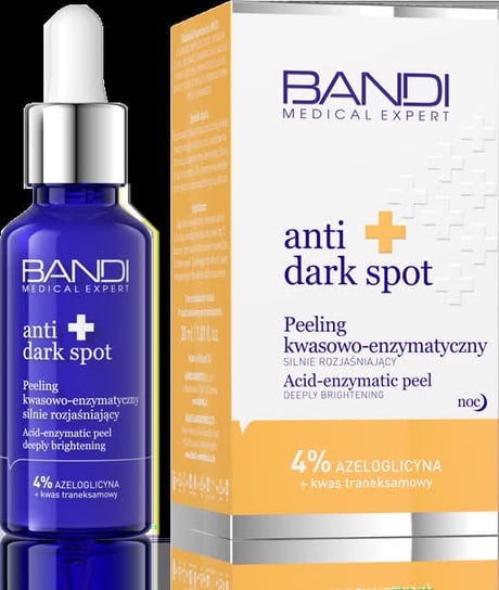 Bandi, Anti Dark Spot, Peeling kwasowo-enzymatyczny silnie rozjaśniający, 30ml Bandi Medical Expert