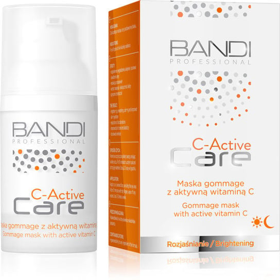 Bandi, C-Active, Maska gommage z aktywną witaminą C, 30ml Bandi