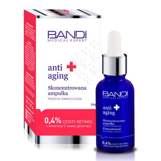 Bandi, Medical Expert Anti Aging, skoncentrowana ampułka przeciw zmarszczkom z retinolem, 30 ml Bandi