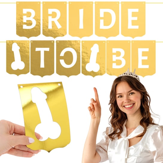 Baner Bride To Be Na Wieczór Panieński Dekoracja Wisząca Do Ozdoby Girlanda Inna marka