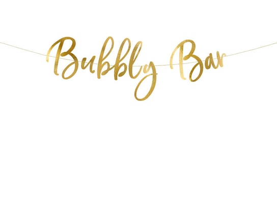 Baner, Bubbly Bar, złoty PartyDeco