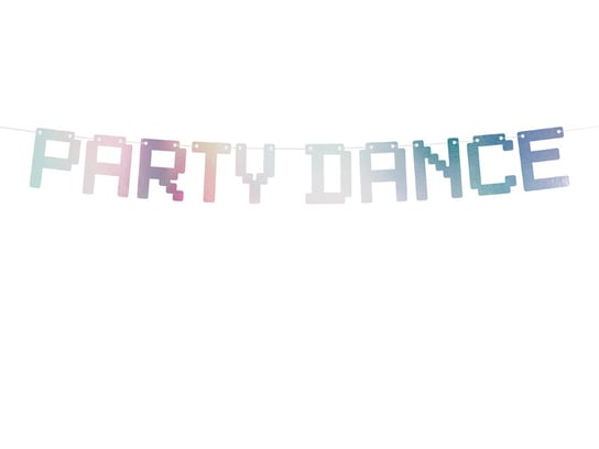Baner Electric Holo - Party Dance, opalizujący, 9,5x130 cm PartyDeco