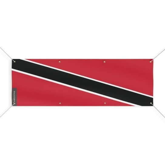 Baner Flaga Trynidadu i Tobago 8 oczek 180x540 cm Inny producent (majster PL)