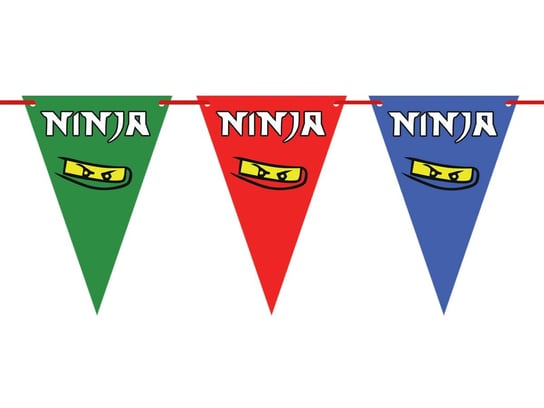 Baner flagi Ninja - 500 cm - 14 szt. Congee.pl