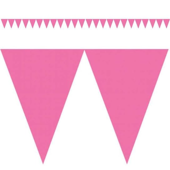 Baner flagi, różowy, 450 cm Amscan