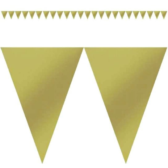 Baner flagi, złoty, 450 cm Amscan