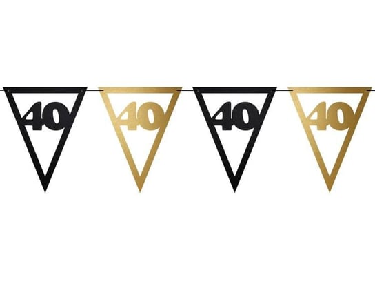 Baner Girlanda Perłowa 40 Urodziny 5 M Inna marka