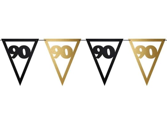 Baner Girlanda Perłowa 90 Urodziny 5 M Inna marka