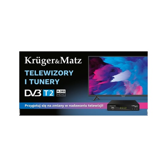 Baner Kruger&Matz - Telewizory Krüger&Matz