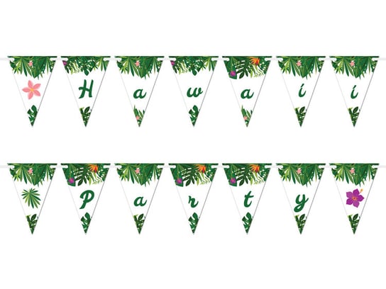 Baner Papierowy Hawaii Party 5M Congee