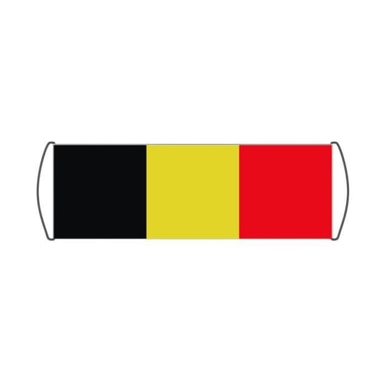 Baner przewijany Flaga Belgii 17x50cm Inna marka