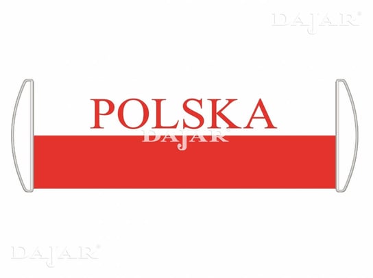 Baner rozkładany Polska 68 x 24 cm Inny producent
